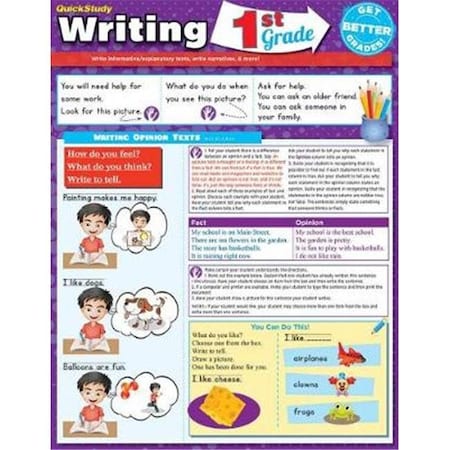 BarCharts Publishing 9781423229773 Writing 1st Grade